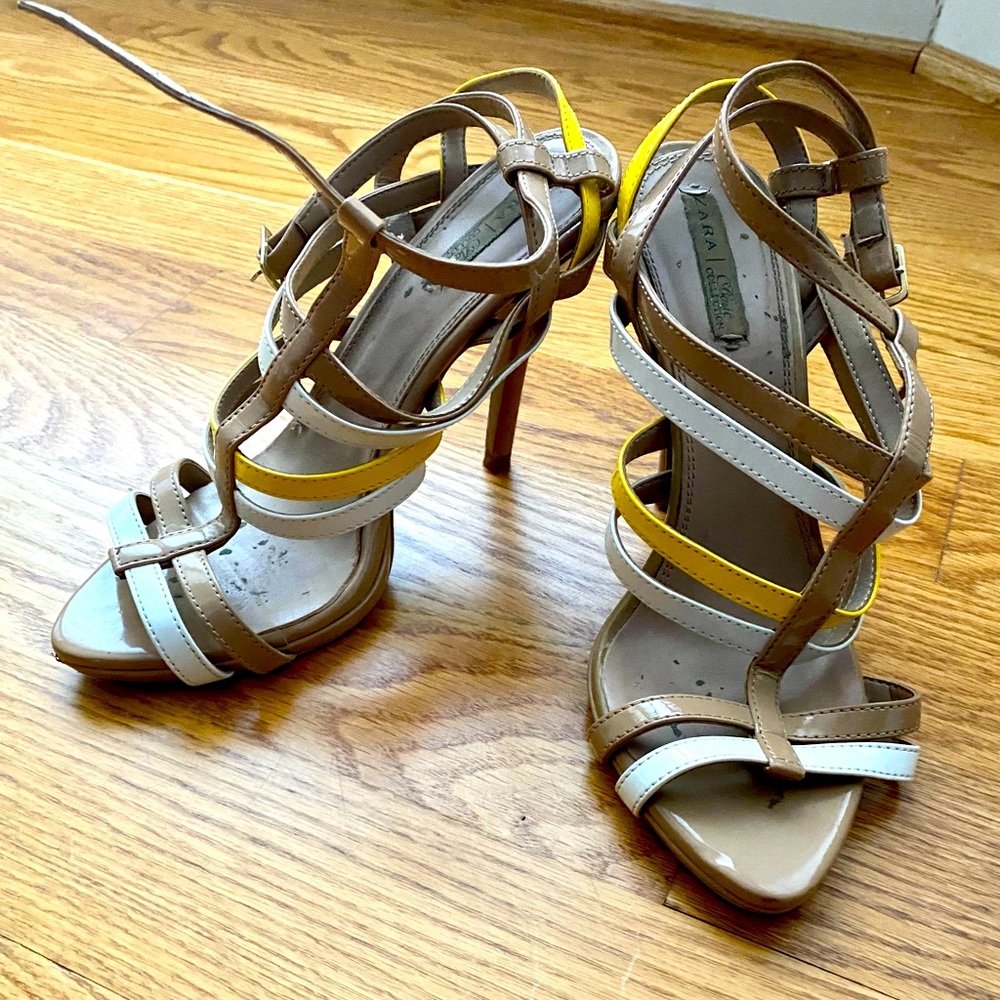 Zara Strappy Sandals Size 39